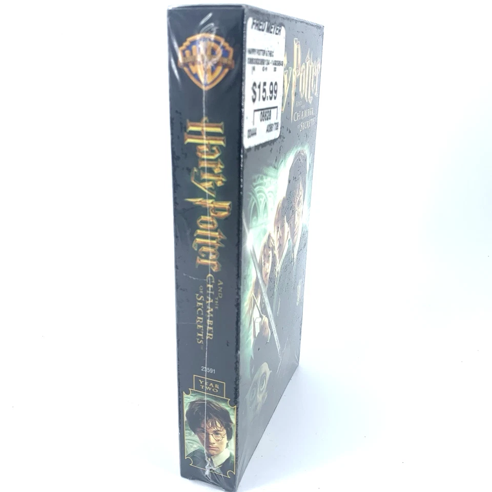 Harry Potter Chamber of Secrets VHS – New Sealed – 2003 Warner Home Video  Rare - Image 3 of 4