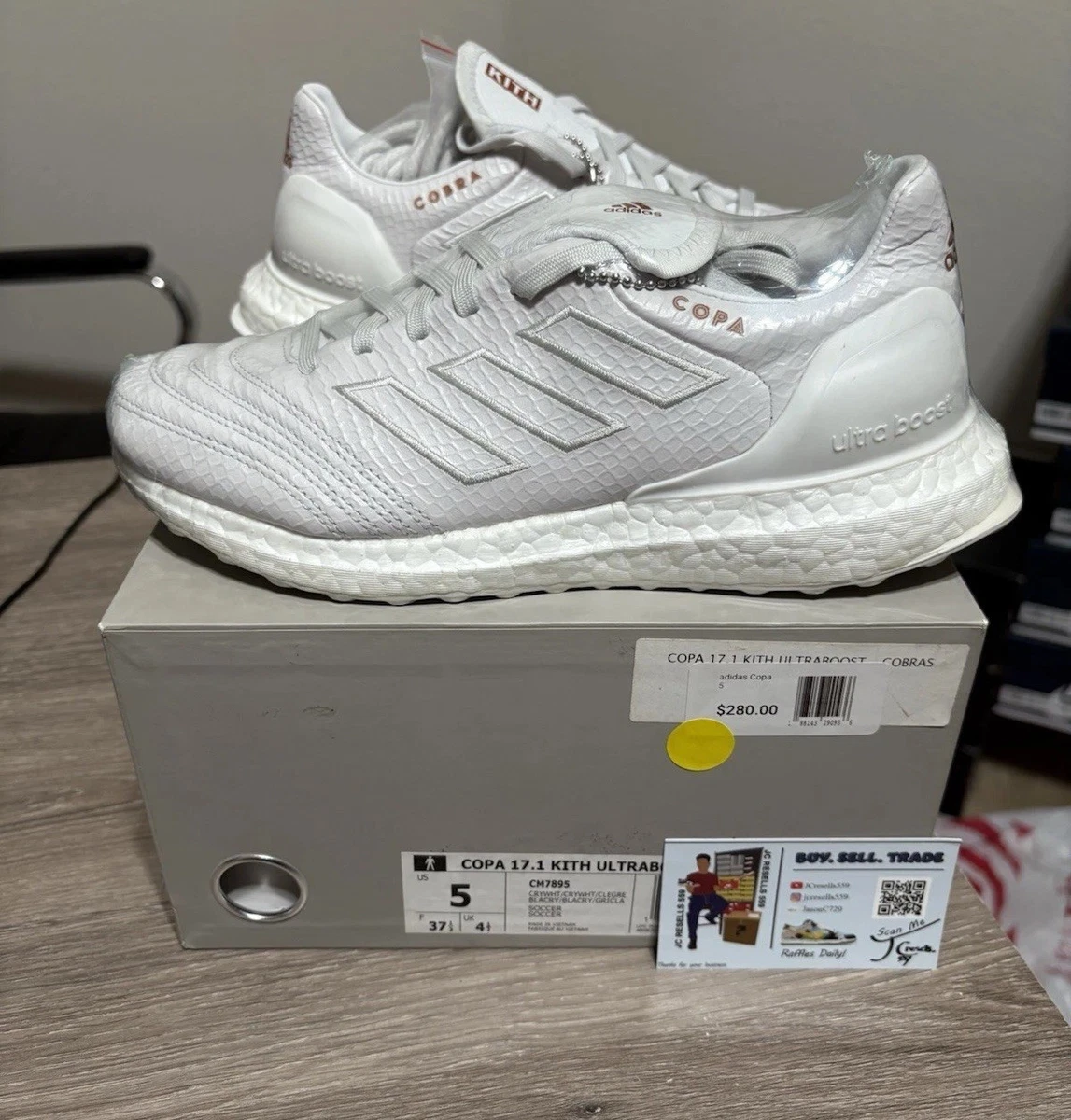 Kith x adidas Copa Mundial 17 UltraBoost Cobras for Sale