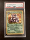 1999 Pokemon Base Set Shadowless #11/102 Nidoking Holo Rare PSA 3