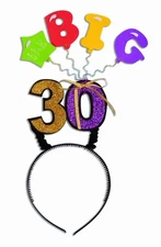 The Big 30th Happy Birthday Headband By Forum Novelties