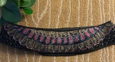 Gorgeous Vintage Heavily Beaded La Regale Belt Adjustable