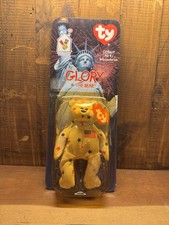 RARE 1999 Ty Beanie Baby Glory the Bear  McDonald’s Exclusive Sealed Package  