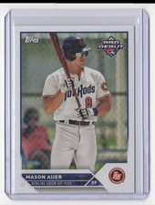 2023 Topps Pro Debut Mason Auer Bowling Green Hot Rods #PD-51