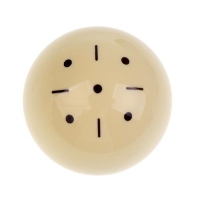 Black Dot Practice Training Billard Pool Cue Ball 2 1/4 ''6 Unzen