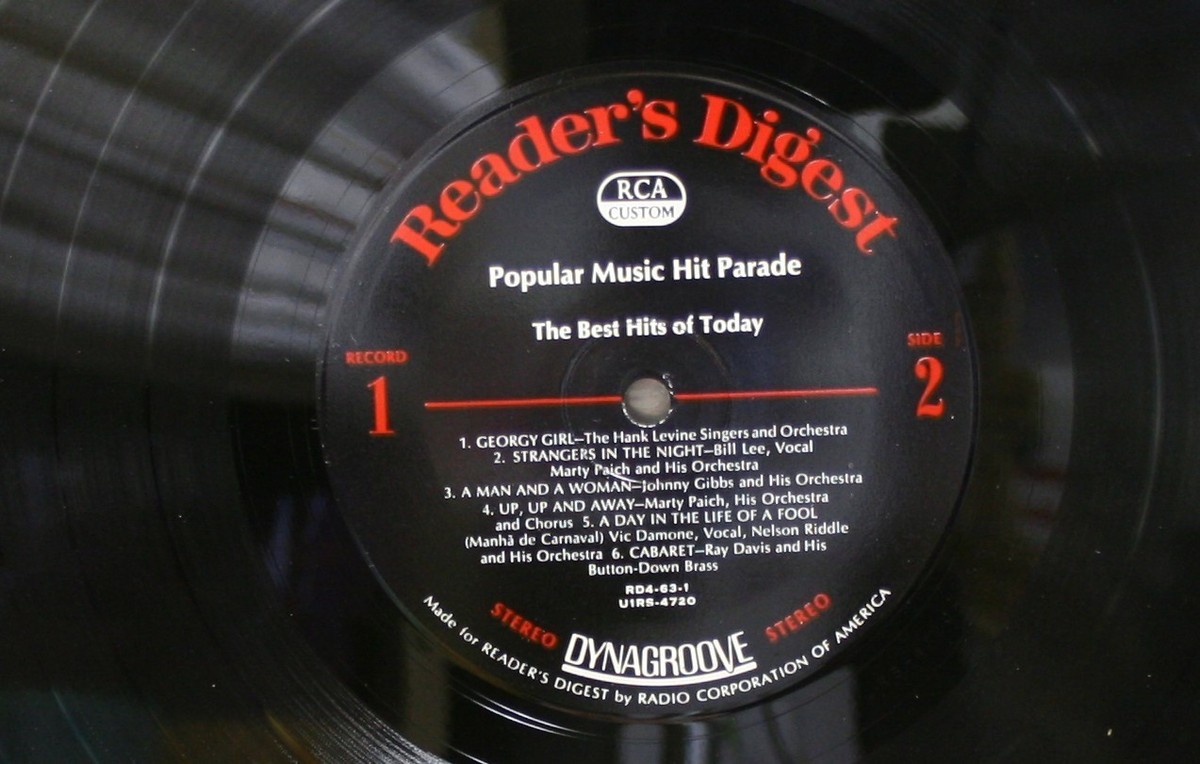 9 RECORD ALBUM BOX SET POPULAR MUSIC HIT PARADE 110 ALL TIME