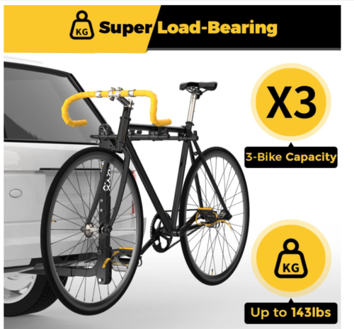 KYX 3-BIKE HITCH MOUNTED CARRIER SKA31