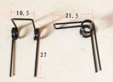 New 6pcs Wire diameter: 0.9mm Double torsion spring Torsion spring