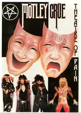 Motley Crue Photo Poster 1986 Theater Of Pain Classic