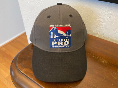 INDY CAR SERIES Reebok ADULT SIZE Adjustable Gray CAP HAT Infinit Pro Series IRL