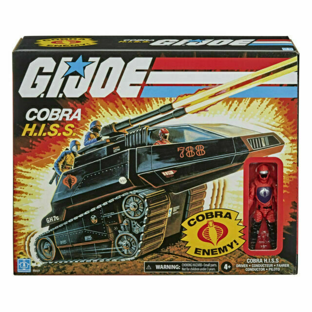 Hasbro G.I. Joe Cobra Hiss Tank with 3.75 inch Driver Action Figure