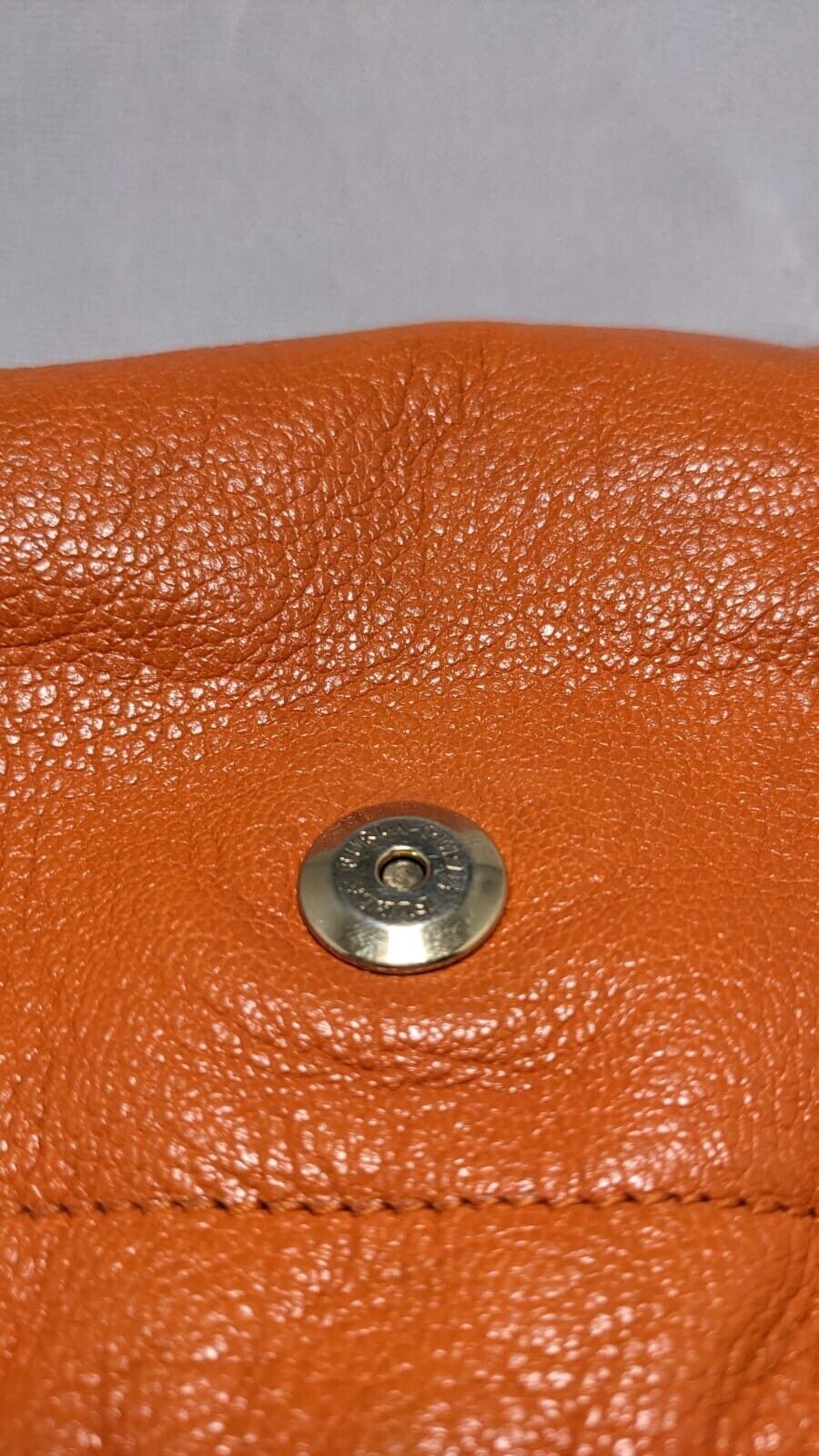 FURLA Small Shoulder Bag Orange Genuine Leather. … - image 4