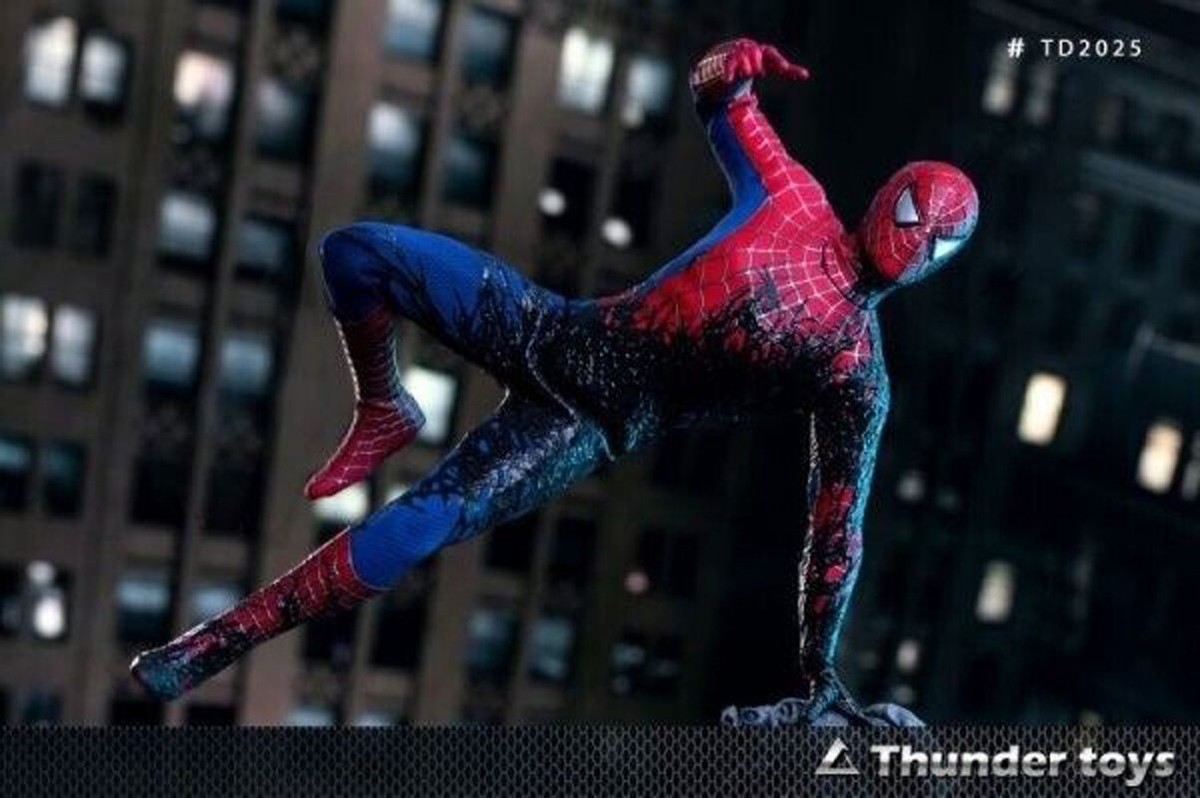 Thunder Toys 1/6 Parasite TD2025B Semi-Black Spider-Man Action