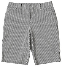 JONES NY SPORT SHORT 10 GRAY WHITE STRIPE STRETCH NEW YORK PREOWN USPSGA