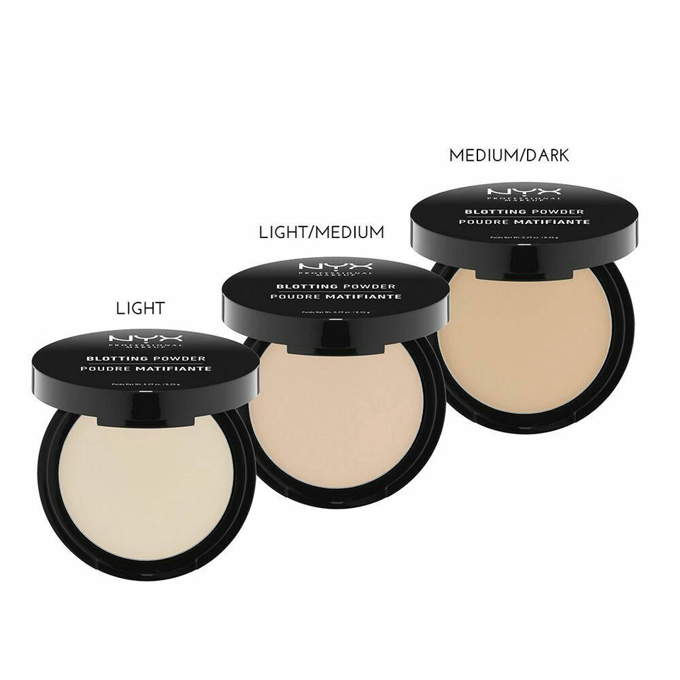 NYX Professional Make Up Blotting Pressed Powder For Shine Control. LIGHT BLP01 - Image 2 of 4