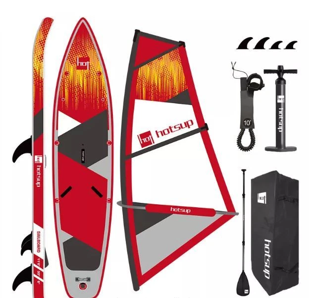 Inflatable SUP Paddle Windsurfing Board and Sail NEW eBay