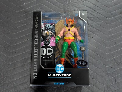 Dc Multiverse Mcfarlane Platinum Chase Classic Hawkman New
