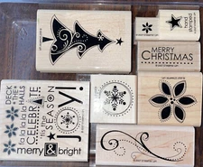 Season of Joy Tree Snowflake Star Flourish Deck The Halls Fa La La