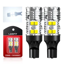 Lasfit Error Free LED Backup Reverse Light 921 912 T15 Super Bright White Bulb