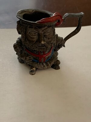 Henry VIII Pewter Miniature Toby Jug - SOUVENIR (REPRODUCTION ITEM) TINY