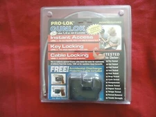 PRO-LOK MODEL #GL650KD PISTOL 3 LOCKS IN 1 GUN LOCK