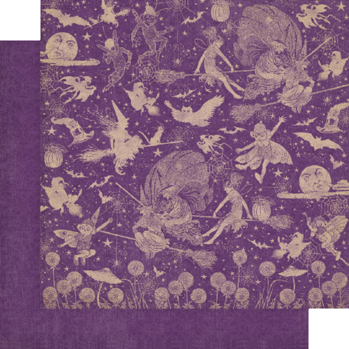 GRAPHIC 45 "MIDNIGHT TALES 12X12 PATTERN/SOLID PAPER PAD RETIRED SCRAPJACK'S PL. - Picture 9 of 9