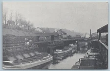 Postcard PA D & H Gravity R.R. & Co Docks Honesdale Pennsylvania