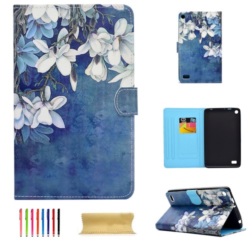 PU Leather Folio Case Cover Wallet Stand for Amazon Kindle Fire 7 5th Gen 2015 - Picture 24 of 35