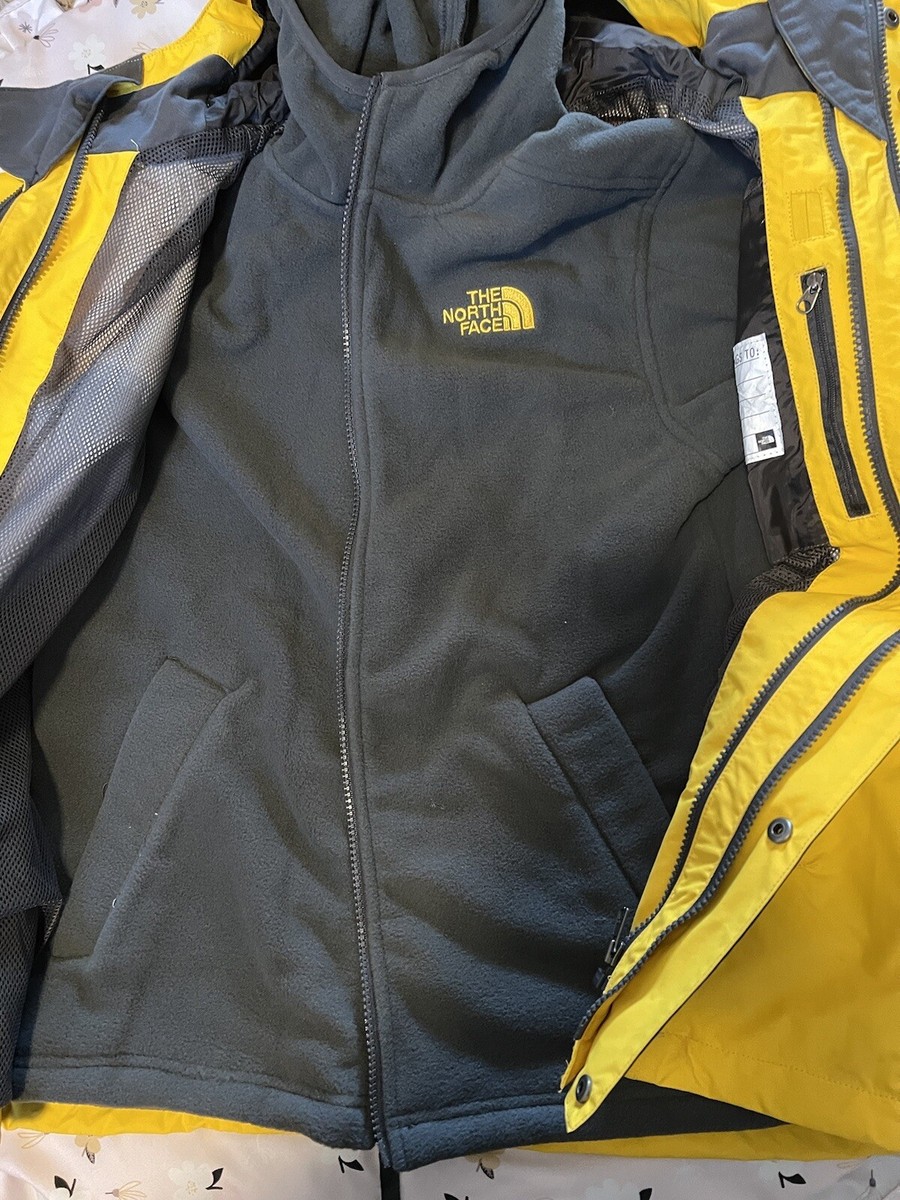 THE NORTH FACE TRICLIMATE JACKET SPECTRA YELLOW LARGE 14-16 THE NORTH FACE TRICLIMATE JACKET SPECTRA YELLOW LARGE 14-16