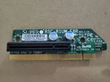 Supermicro RSC-R1UW-E8R Single Slot PCI-E x8 Riser Card Board