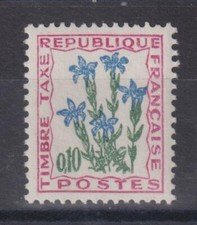 France année 1964-71 Fleurs des champs timbre taxe N° 96** réf 5849