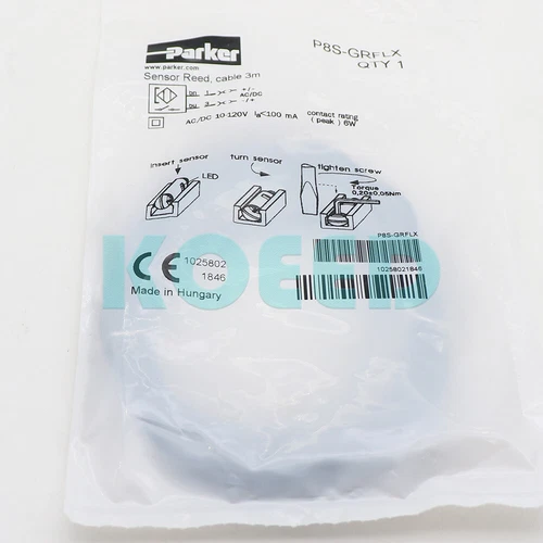 1PCS NEW Parker P8S-GRFLX sensor solenoid valve