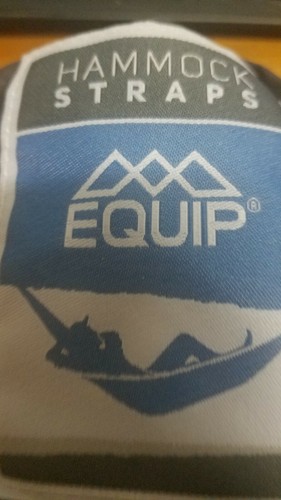 EQUIP HAMMOCK STRAPS BLACK IN BAG 97603 NEW- CONNECT TO TREE - Picture 3 of 3