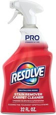 Resolve Professional Strength Carpet Cleaner Solution 32oz - Stain & Spot Remove 0.52 per fl oz