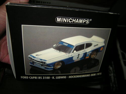1:18 Minichamps Ford Capri RS 3100 K. Ludwig Hockenheimring DRM 1975 #3 in OVP - Bild 1 von 1