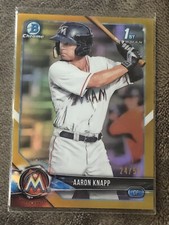 2019 Bowman Chrome Prospects Gold Aaron Knapp #BCP5 Rookie RC /50