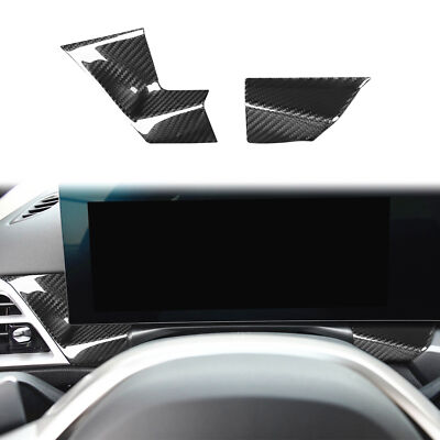 Genuine Carbon Fiber Dashboard LCD Screen Trim for BMW 2023-2025 4er G22 G23 G26