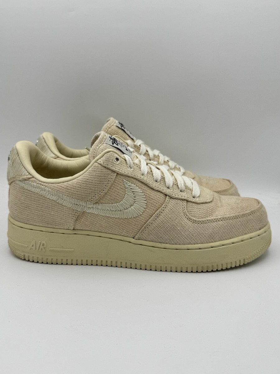 Stussy × Nike AF1 Low \"Fossil Stone\" Stussy x Nike Air Force 1 Low Fossil Stone | Kixify Marketplace