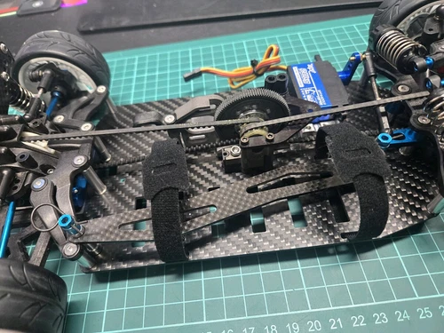 Carbon Fiber Lower Deck Chassis Kit for Tamiya TA05 TA05R TA05IFS Upgrades Parts - Bild 10 von 11
