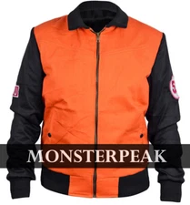 Goku Dragon Ball Z Men's Orange Cotton jacket Baseball jacket 