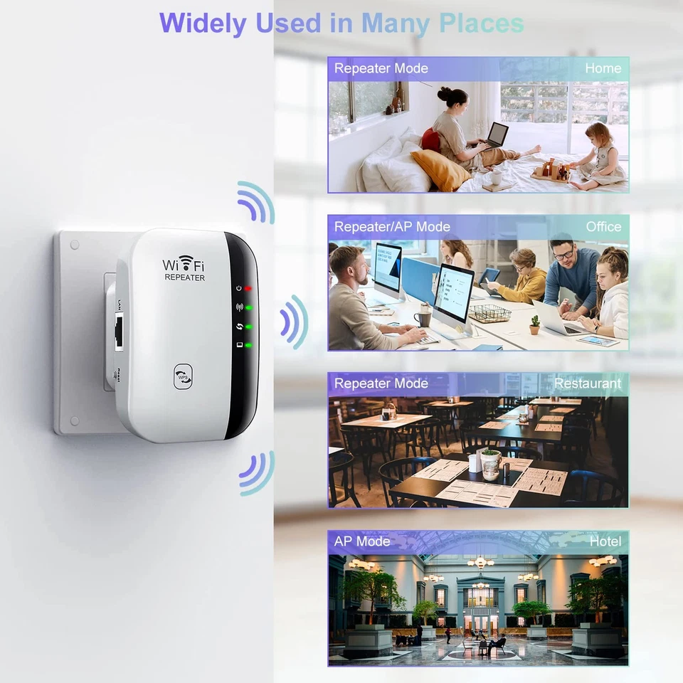 Wifi Extender Signal Booster up to 5000Sq.Ft and 55 Devices, Wifi Range Extender - Image 4 of 4