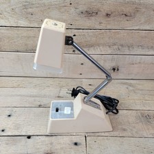 Vintage Folding Desk Lamp Adjustable Arm Beig...
