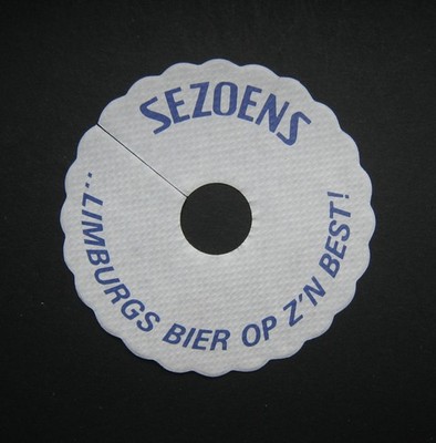 SEZOENS PILSDECKCHEN Bierdeckel Coaster Beer Bier Belgien NEU SELTEN