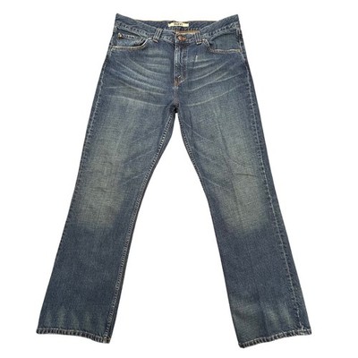 Mavi Blue 337 Matt Boot Cut Low Rise Denim Jeans Mens 33x32