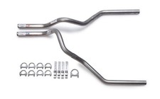 94-03 Dodge Ram Truck 2.5 Mandrel Bent Dual Exhaust Tail Pipe Kit