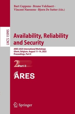 Availability, Reliability and Security Bart Coppens