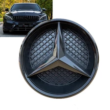 Front Badge Car Grille Star Emblem Fit For Mercedes-Benz C300 C200 GLK350 CLA200