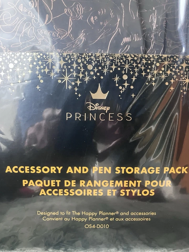 The Happy Planner Disney Princesa Escritorio Almacenamiento Organizador Caja Y Caja Pluma Nuevo Foto 4 de 4