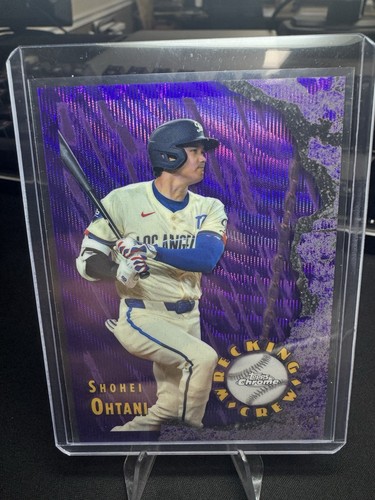 2026 Topps Chrome Shohei Ohtani #WC-2 Purple Wrecking Crew Refractor/75 Dodgers