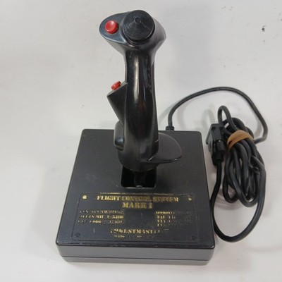 Working ThrustMaster Flight Control System Mark I FCS PC Simulation Joystick