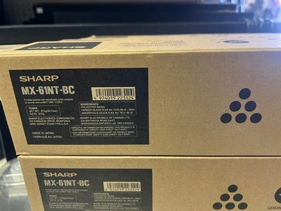 Genuine Sharp MX-61NTBC (MX61NTBC) Contract Black Toner Cartridge OEM